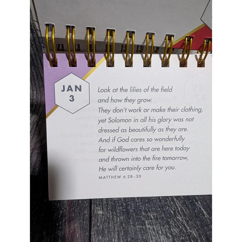 One Step Closer 366 Steps In Jesus Direction Inspirational Daily Calendar Spiral